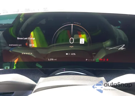 2025 Lucid Motors Air Pure z USA, uszkodzony, nr VIN 50EA1PGA4SA003467